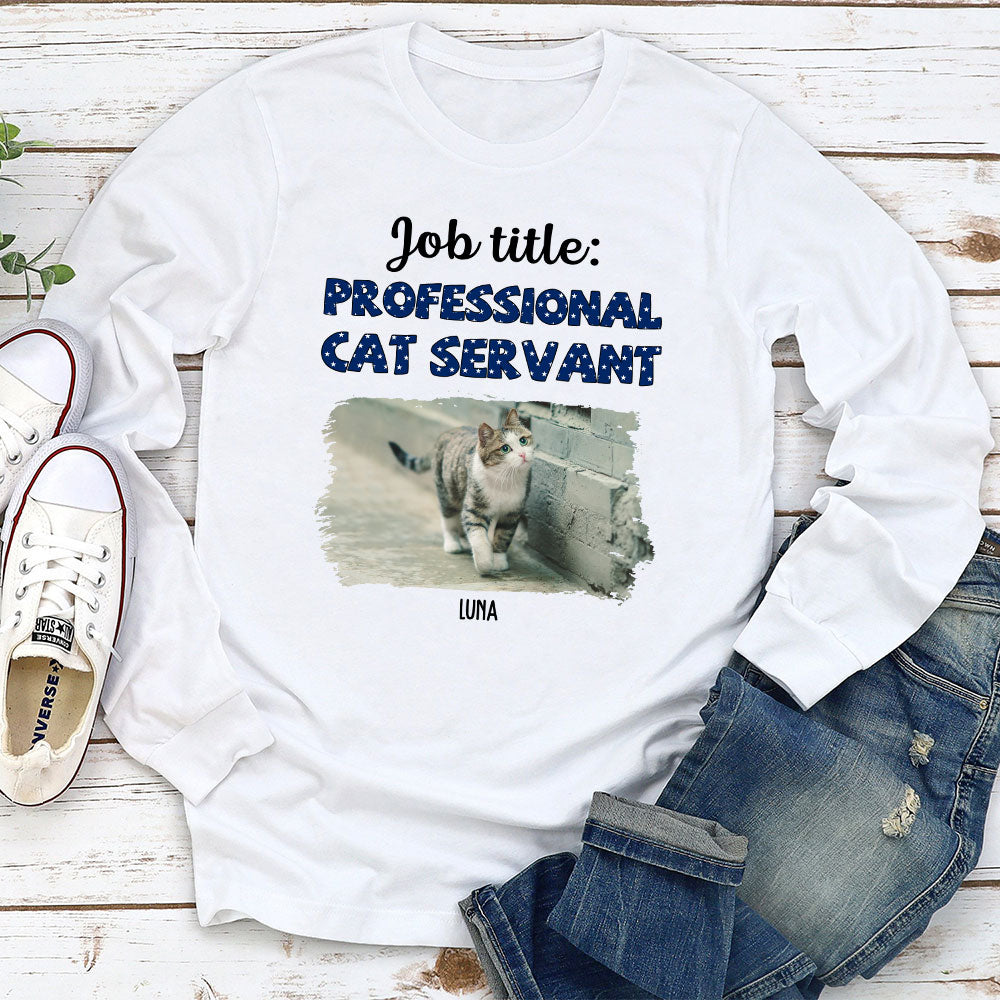 Professional Cat Servant - Personalized Custom Long Sleeve T-shirt