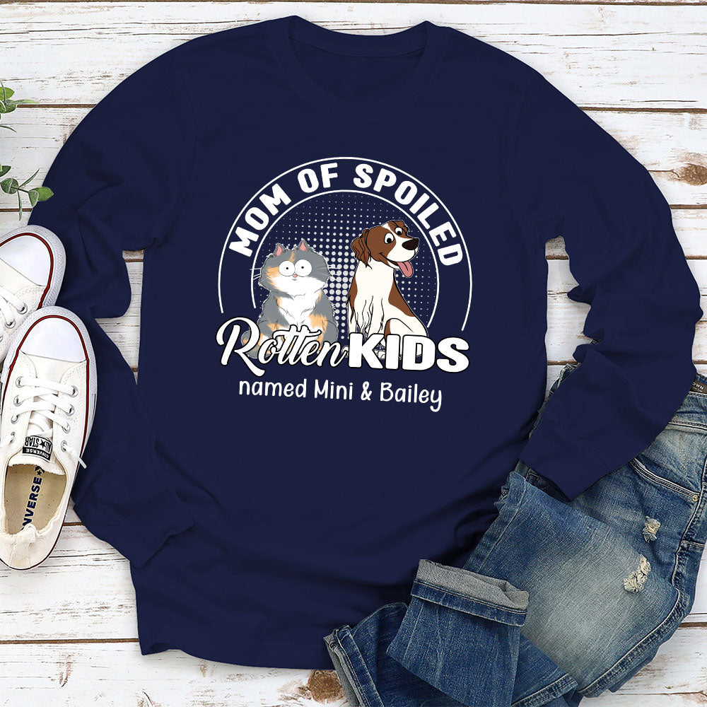 Spoiled Rotten Kids - Personalized Custom Long Sleeve T-shirt