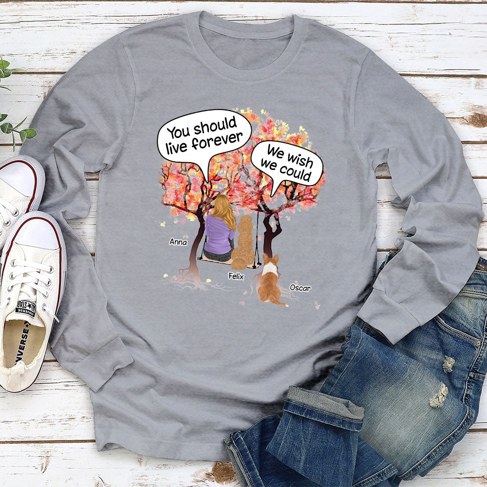 You Should - Personalized Custom Long Sleeve T-shirt