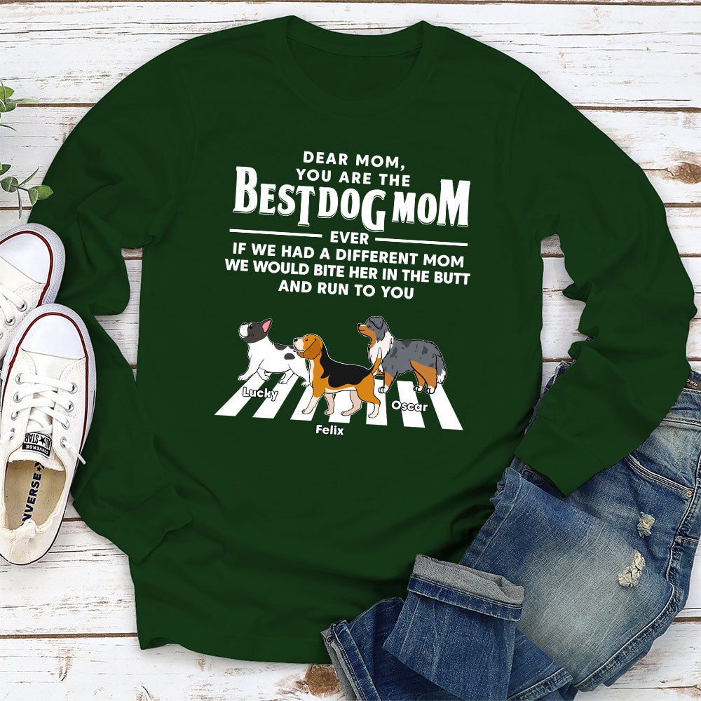 Dogs Run To You - Personalized Custom Long Sleeve T-shirt