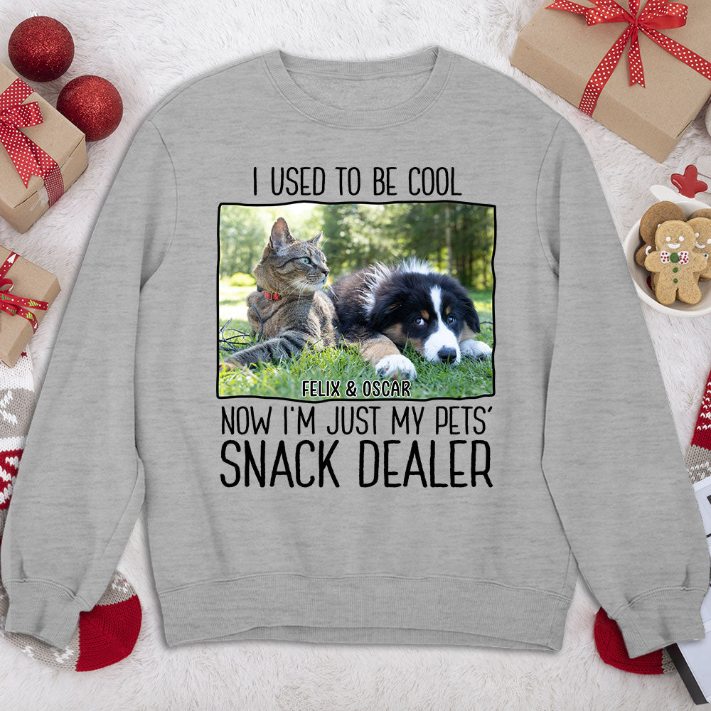 Just A Pet Snack Dealer Photo - Personalized Custom Sweatshirt