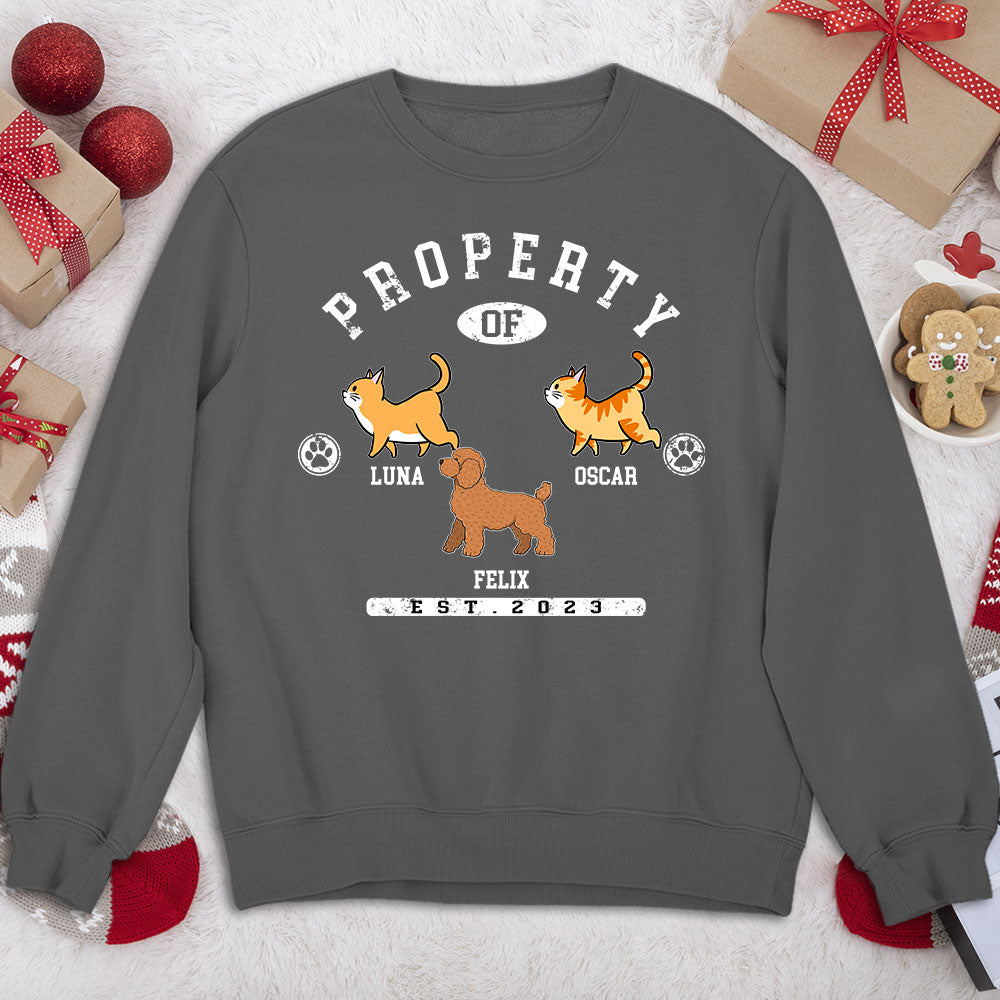 Pet Property - Personalized Custom Sweatshirt