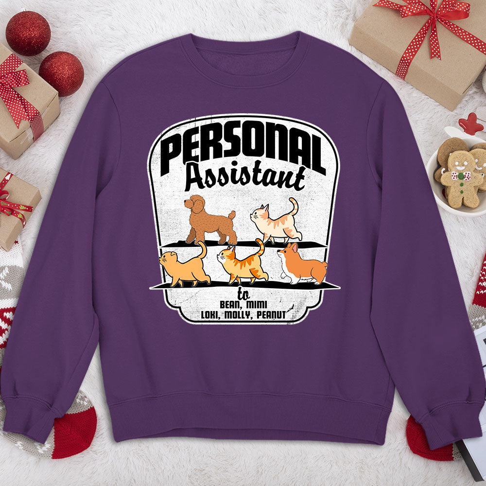 Pets Personal Assistant - Personalized Custom Sweatshirt