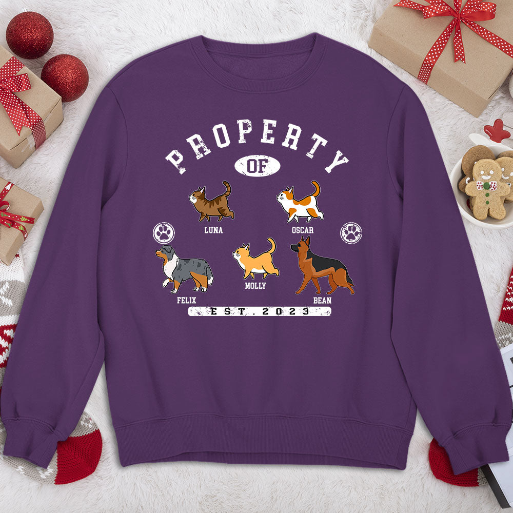 Pet Property - Personalized Custom Sweatshirt