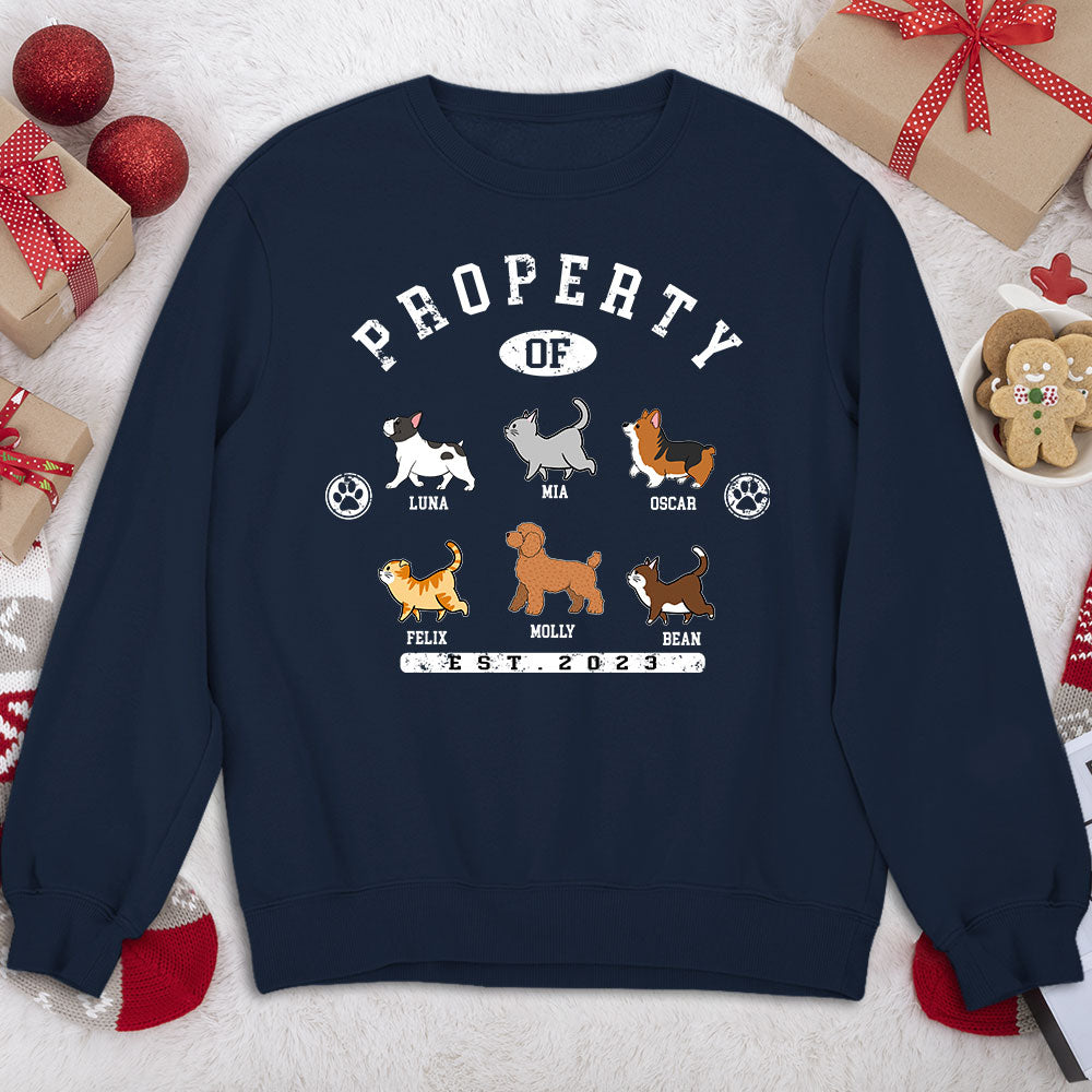 Pet Property - Personalized Custom Sweatshirt