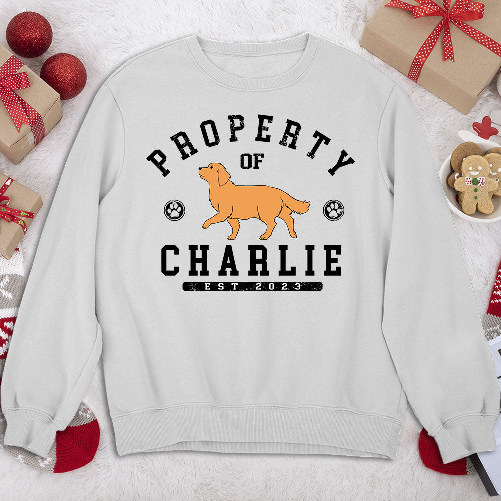 Pet Property - Personalized Custom Sweatshirt