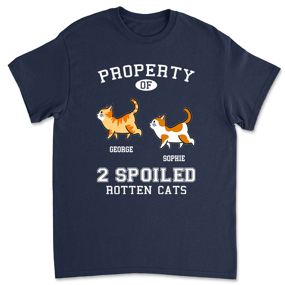 Property Of Rotten Cats - Personalized Custom Unisex T-shirt