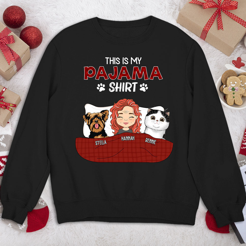 Pajama Shirt Version 2 - Personalized Custom Sweatshirt