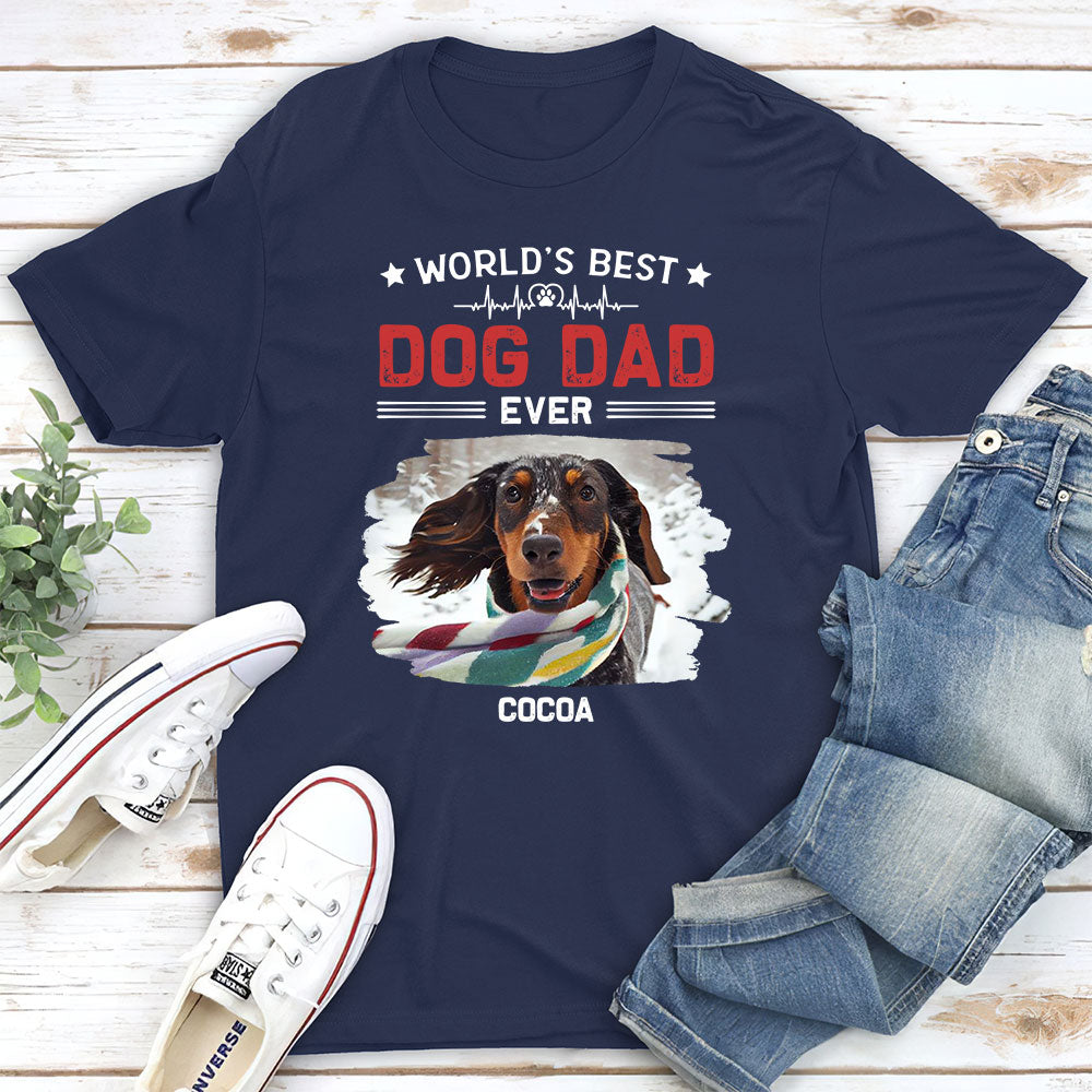 World's Dad Mom - Personalized Custom Unisex T-shirt