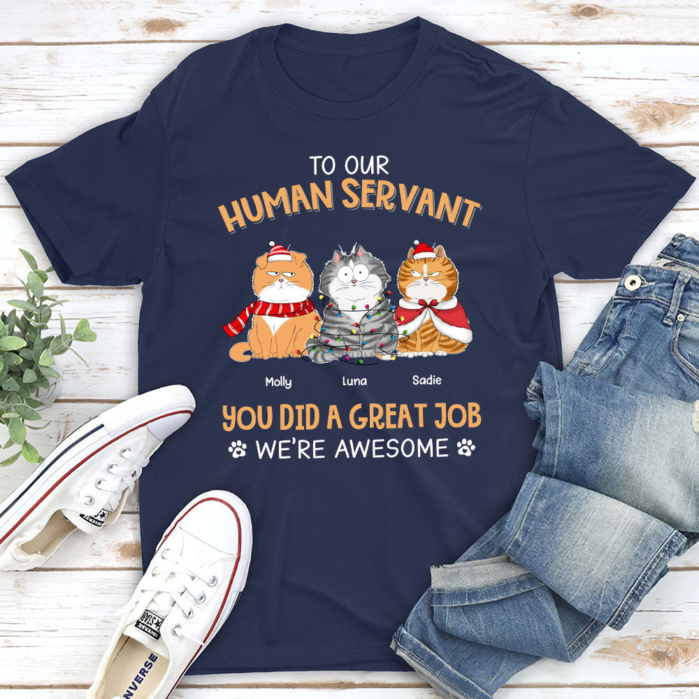 Great Job Dad Mom - Personalized Custom Unisex T-shirt