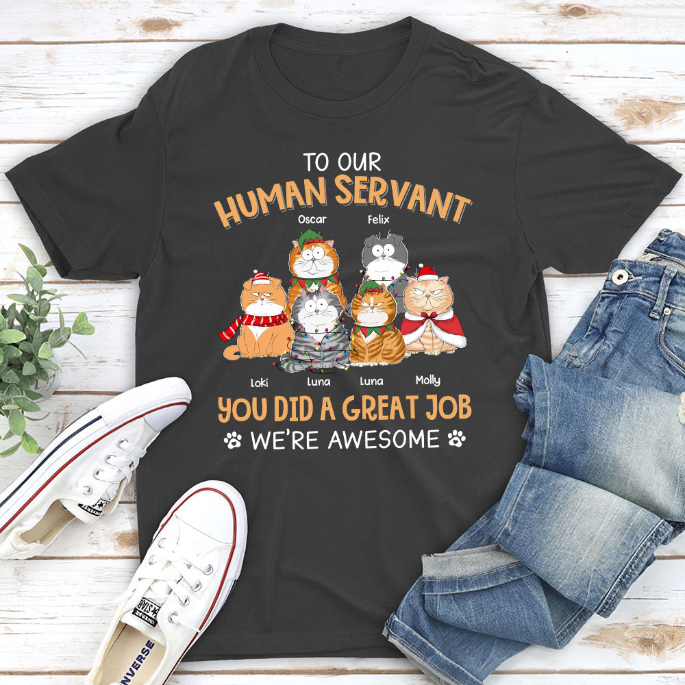 Great Job Dad Mom - Personalized Custom Unisex T-shirt