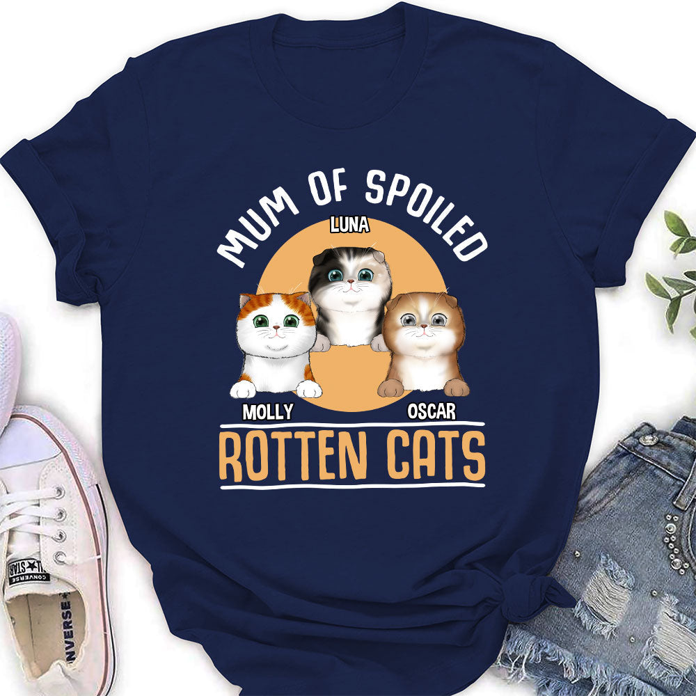 A Spoiled Cat - Personalized Custom Women's T-shirt