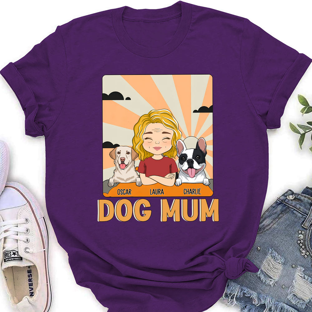 I Luv U Mom - Personalized Custom Women's T-shirt