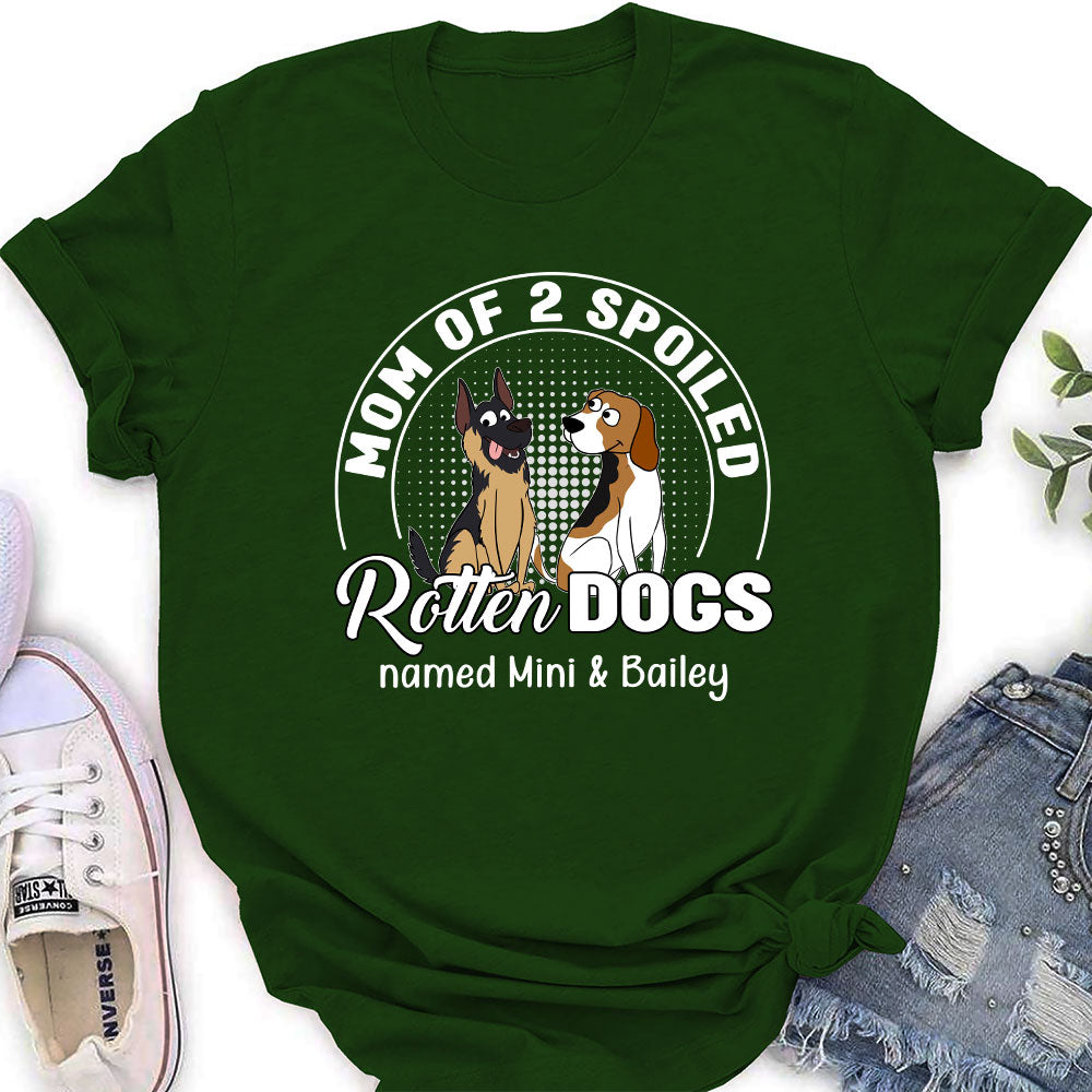 Spoiled Rotten Dog - Personalized Custom Women's T-shirt