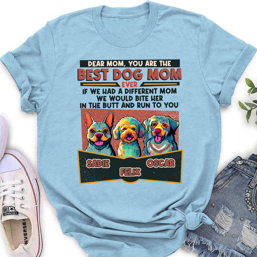 Best Dog Ever PopArt - Personalized Custom Women's T-shirt