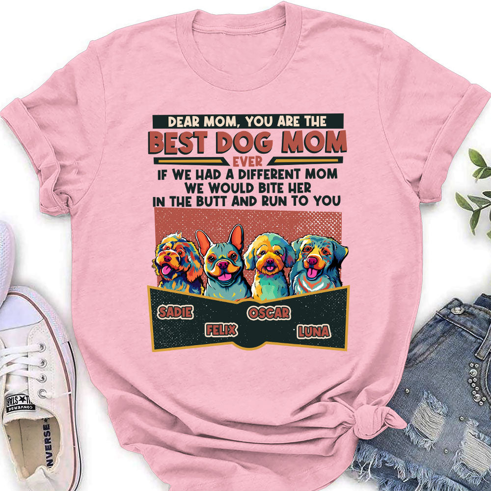 Best Dog Ever PopArt - Personalized Custom Women's T-shirt