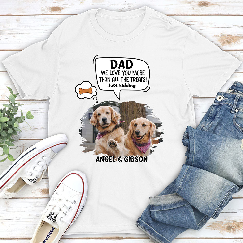 Pet Just Kidding Photo - Personalized Custom Unisex T-shirt