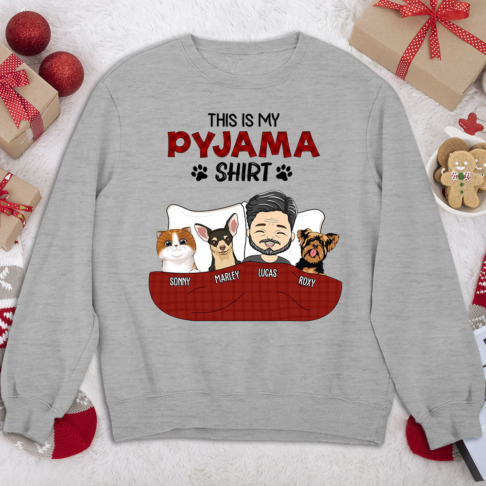 Pajama Shirt Version 2 - Personalized Custom Sweatshirt