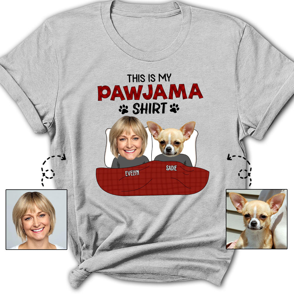 Pajama Shirt Photo - Personalized Custom Women's T-shirt