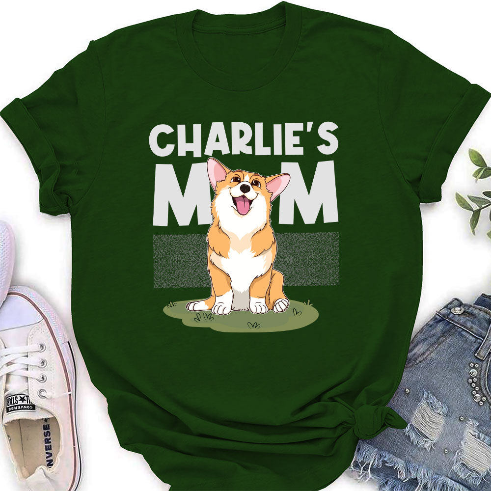 Happy Dog - Personalized Custom Women's T-shirt