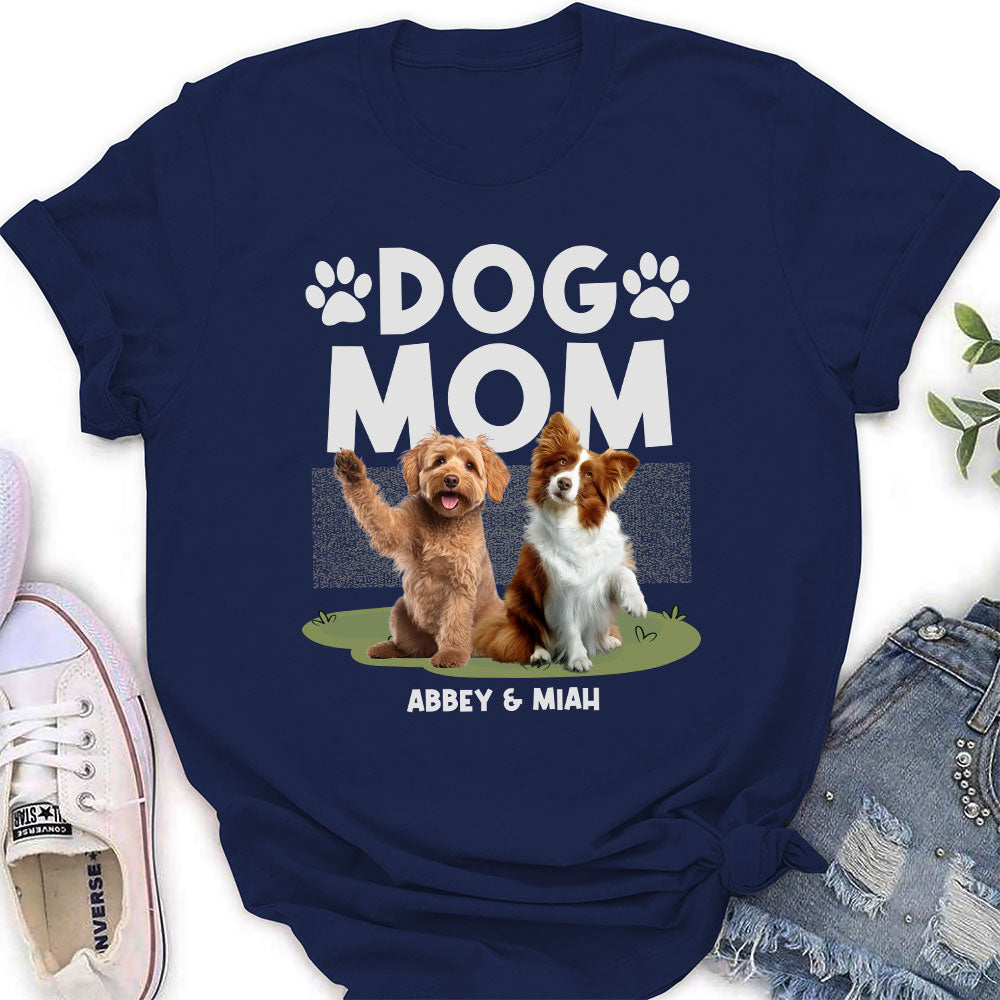 Happy Dog - Personalized Custom Women's T-shirt
