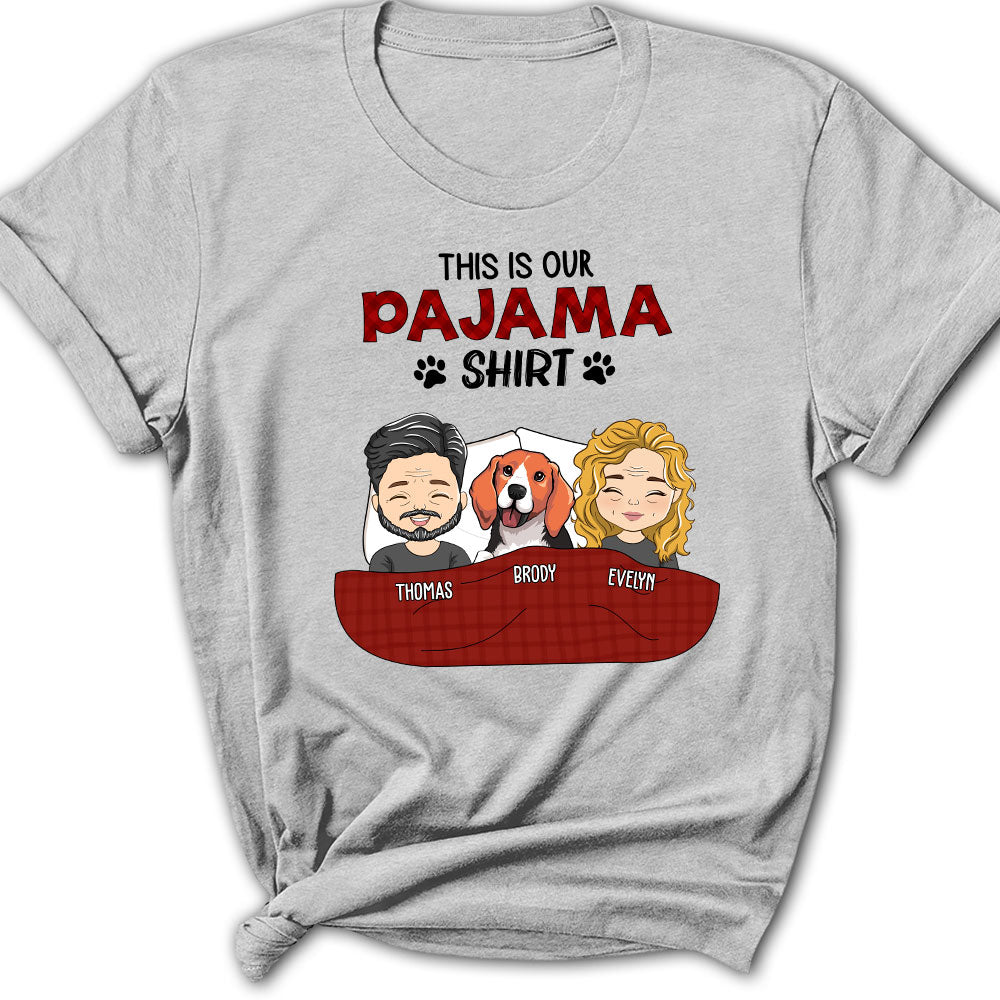 Pajama Shirt Couple - Personalized Custom Women's T-shirt
