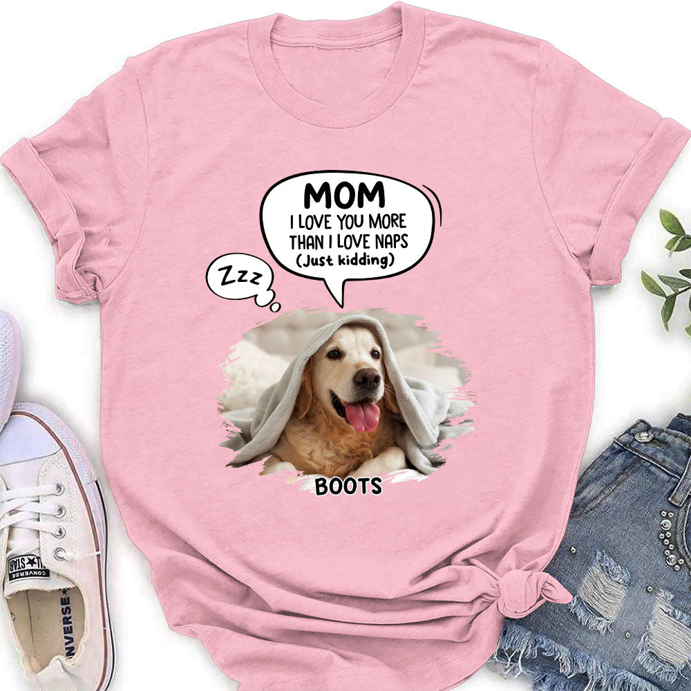 Just Kidding Mom - Personalized Custom Women's T-shirt