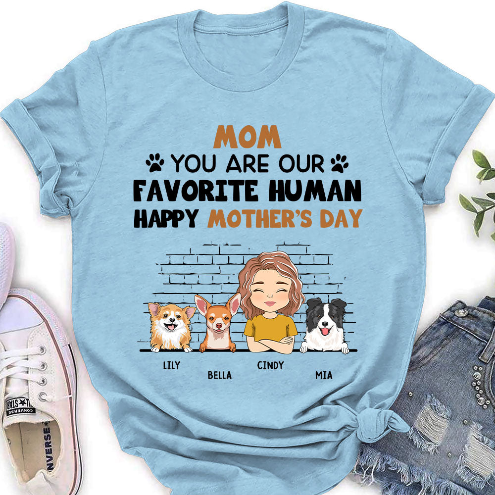 Our Favorite Human - Personalized Custom Women's T-shirt