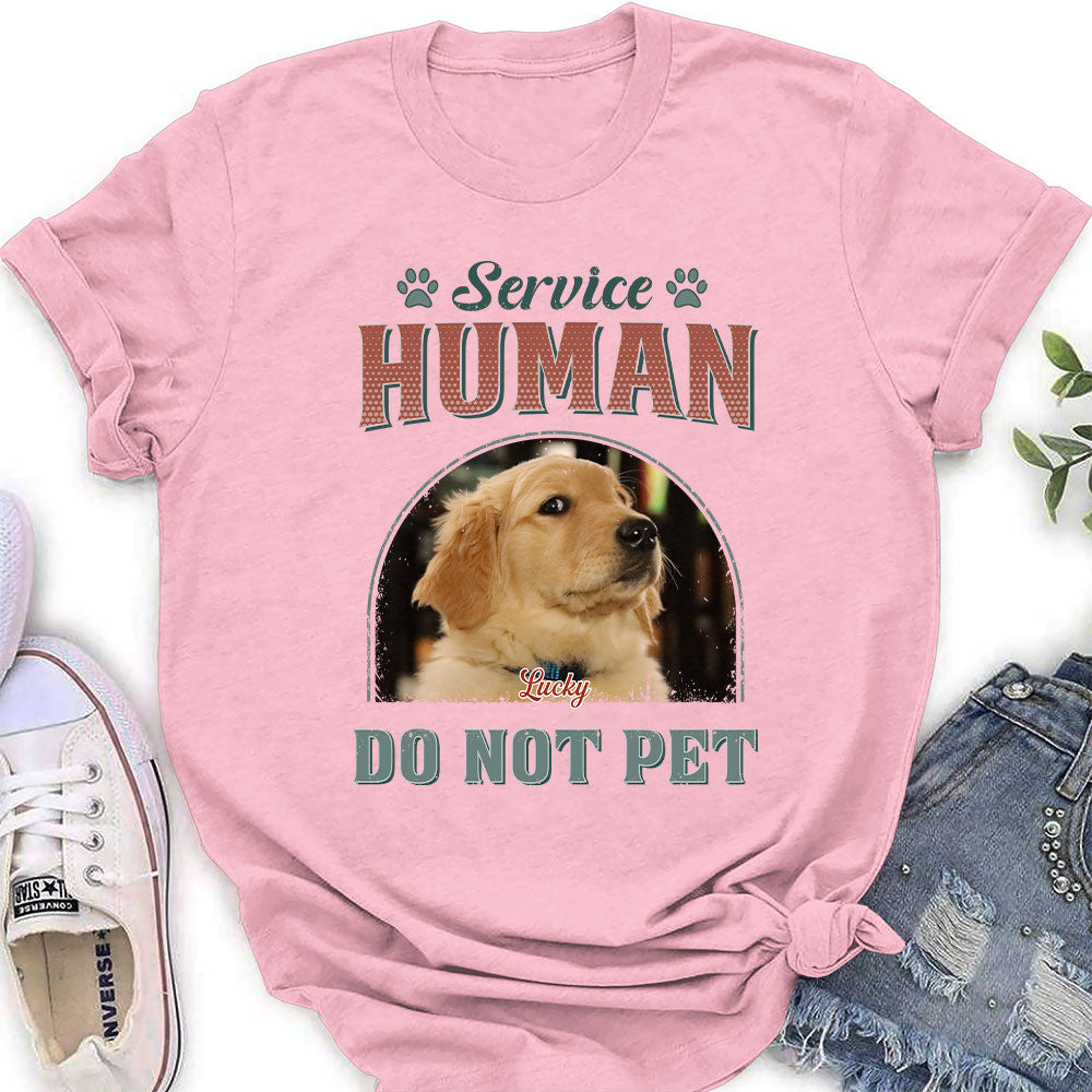 Service Human - Personalized Custom Women's T-shirt