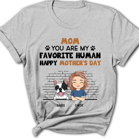 Our Favorite Human - Personalized Custom Women's T-shirt