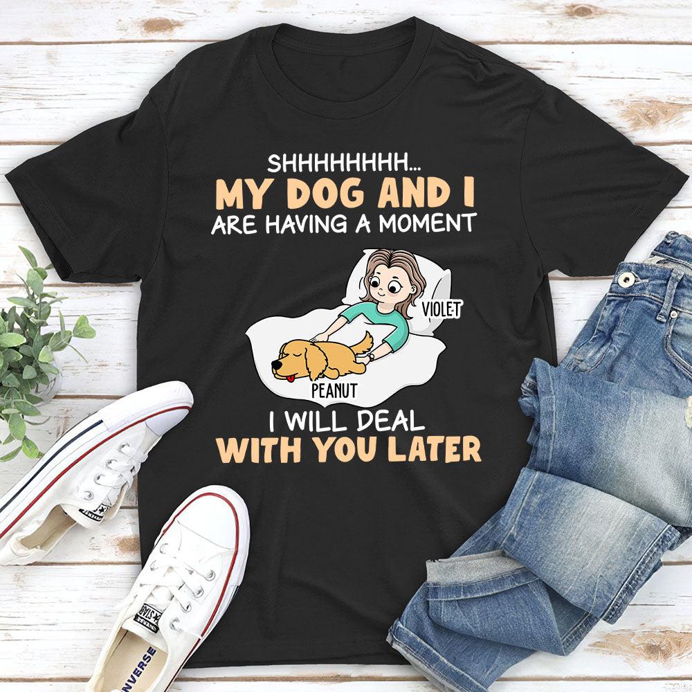 My Dog And I - Personalized Custom Unisex T-shirt