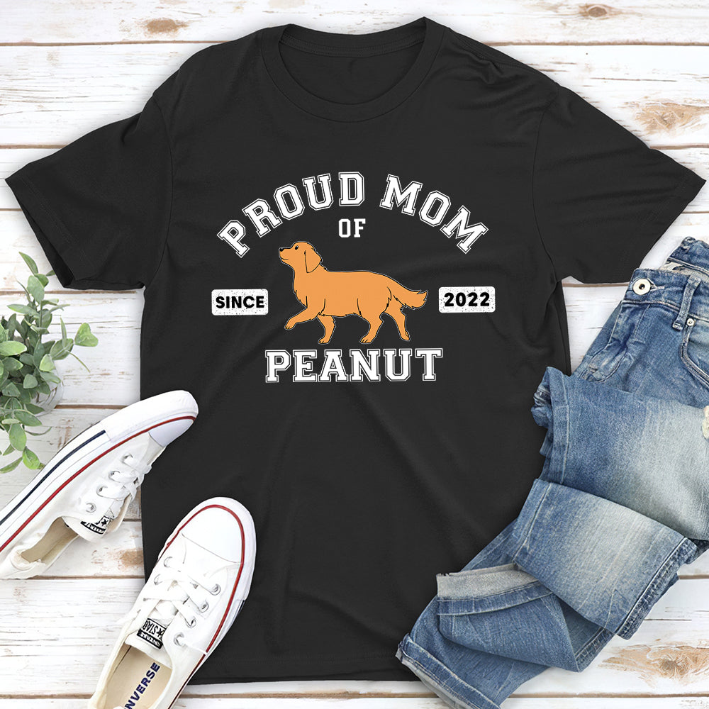 Proud Mom/Dad Walking - Personalized Custom Unisex T-shirt