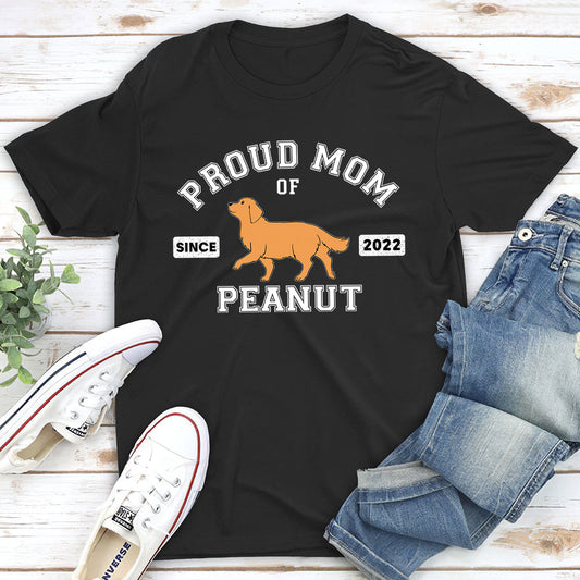Proud Mom/Dad Walking - Personalized Custom Unisex T-shirt