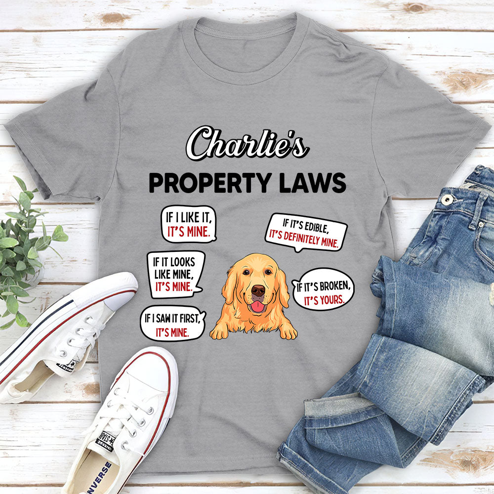 Property Laws - Personalized Custom Unisex T-shirt