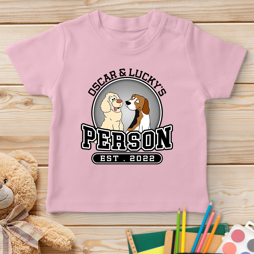 Dog Person - Personalized Custom Youth T-shirt