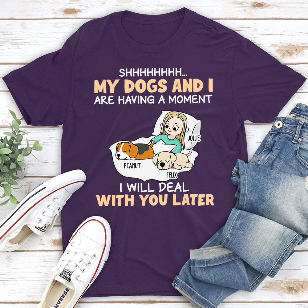 My Dog And I - Personalized Custom Unisex T-shirt
