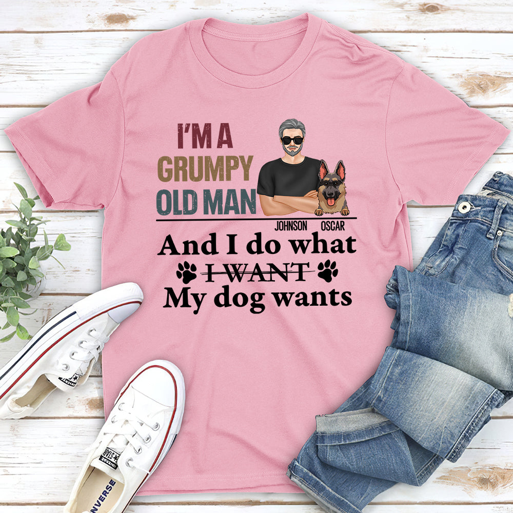 Grumpy Old Man 2 - Personalized Custom Unisex T-shirt