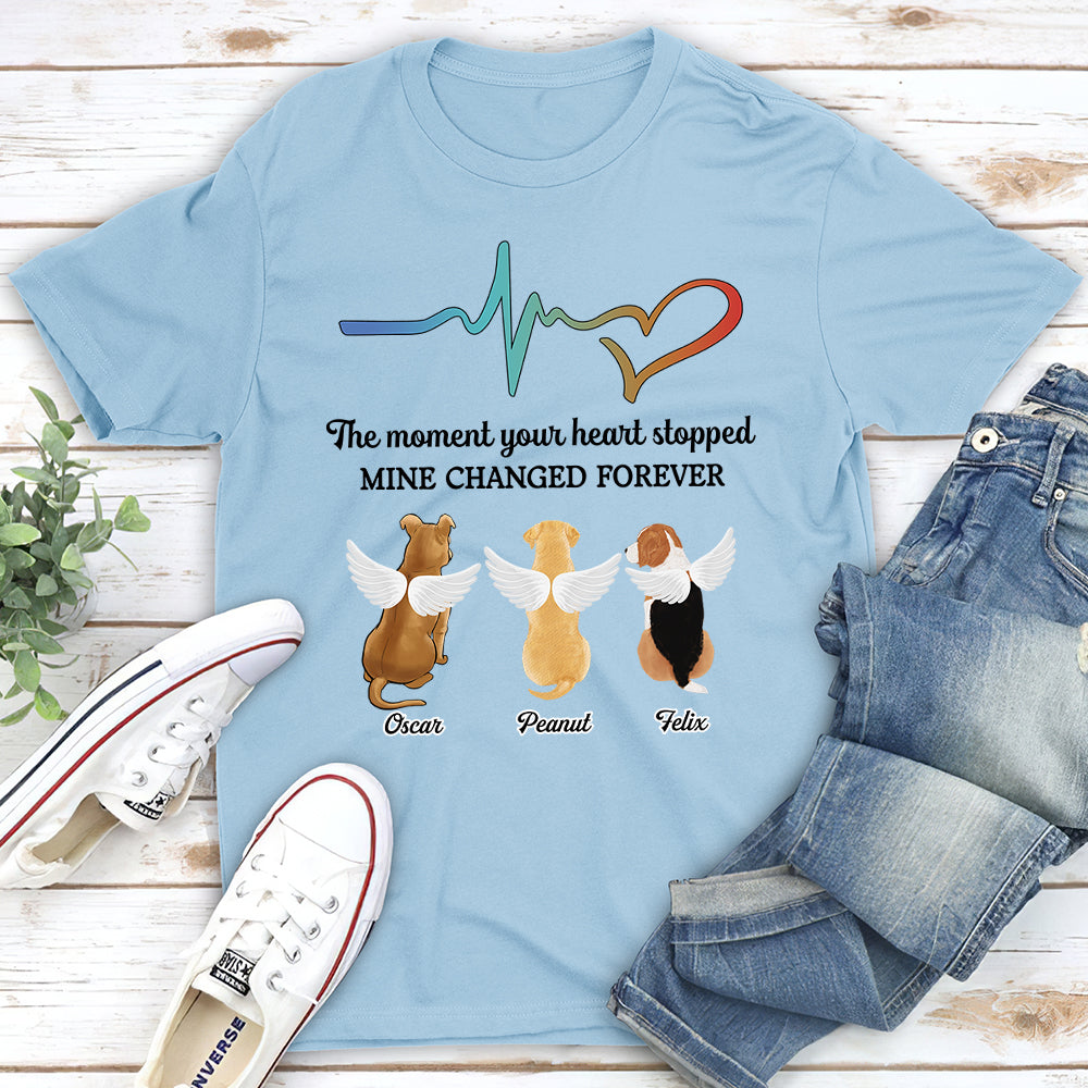 The Moment Your Heart Stopped - Personalized Custom Unisex T-shirt