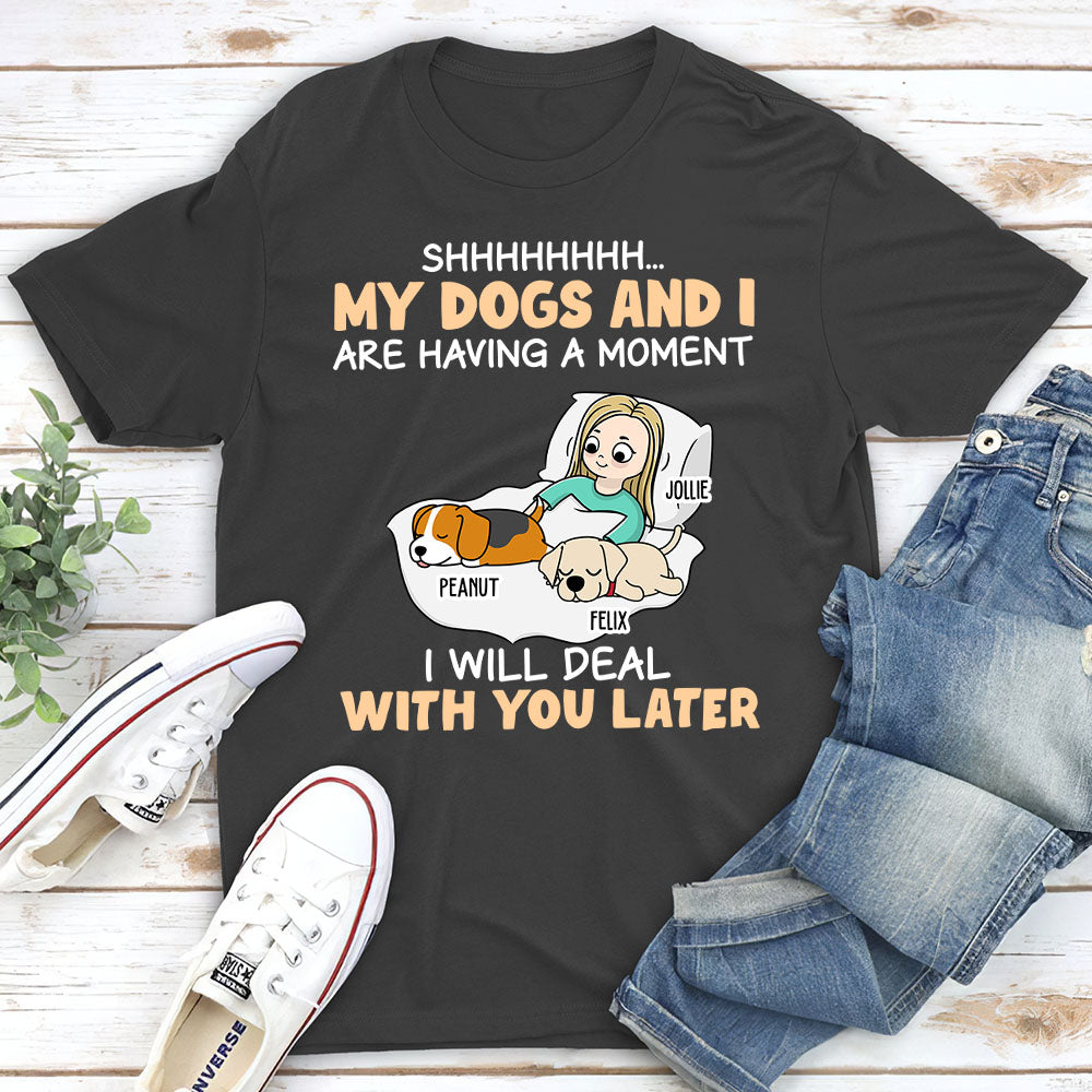 My Dog And I - Personalized Custom Unisex T-shirt