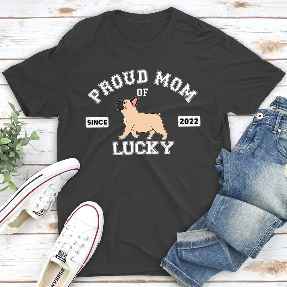Proud Mom/Dad Walking - Personalized Custom Unisex T-shirt