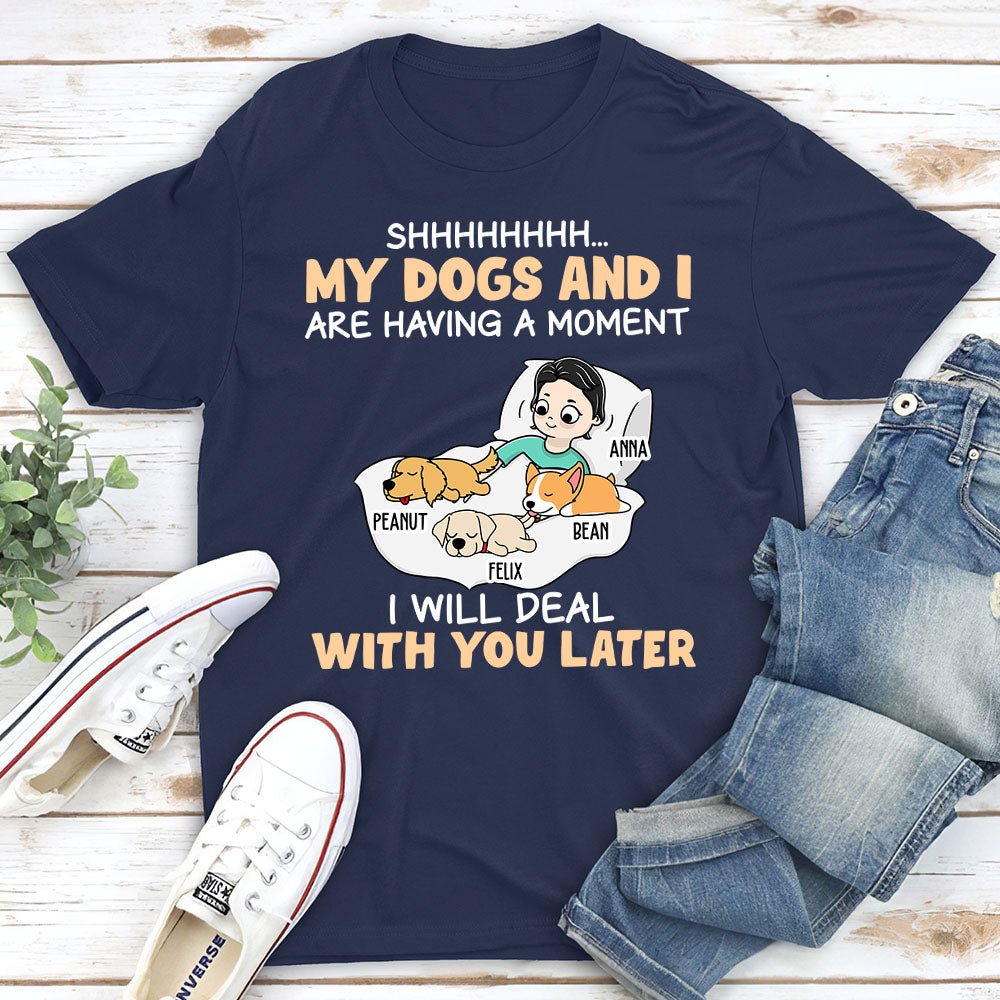 My Dog And I - Personalized Custom Unisex T-shirt