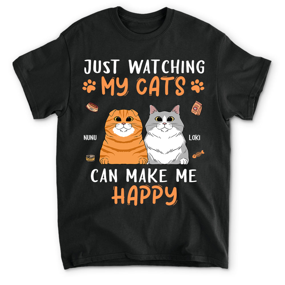 Watch My Cat - Personalized Custom Unisex T-shirt