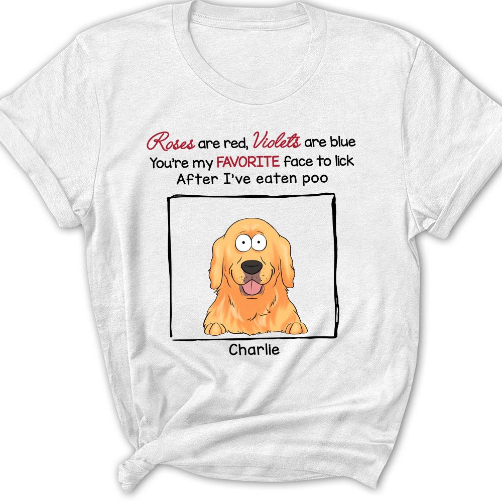 After Eaten Poo - Personalized Custom Women T-shirt