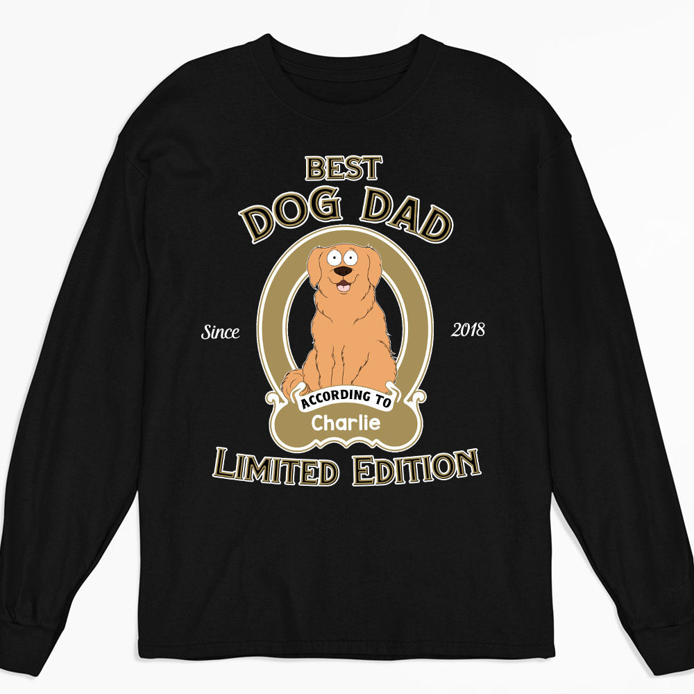 Limited Edition Dad Mom - Personalized Custom Long Sleeve T-shirt