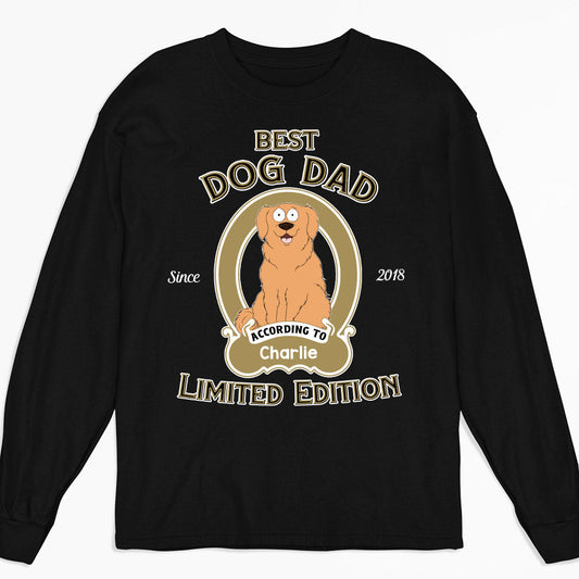 Limited Edition Dad Mom - Personalized Custom Long Sleeve T-shirt
