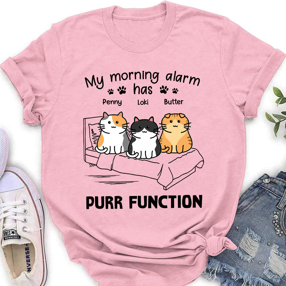 My Morning Alarm  - Personalized Custom Women's T-shirt