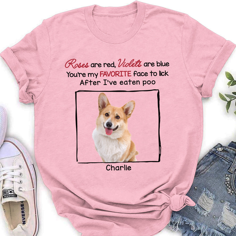 After Eaten Poo - Personalized Custom Women T-shirt