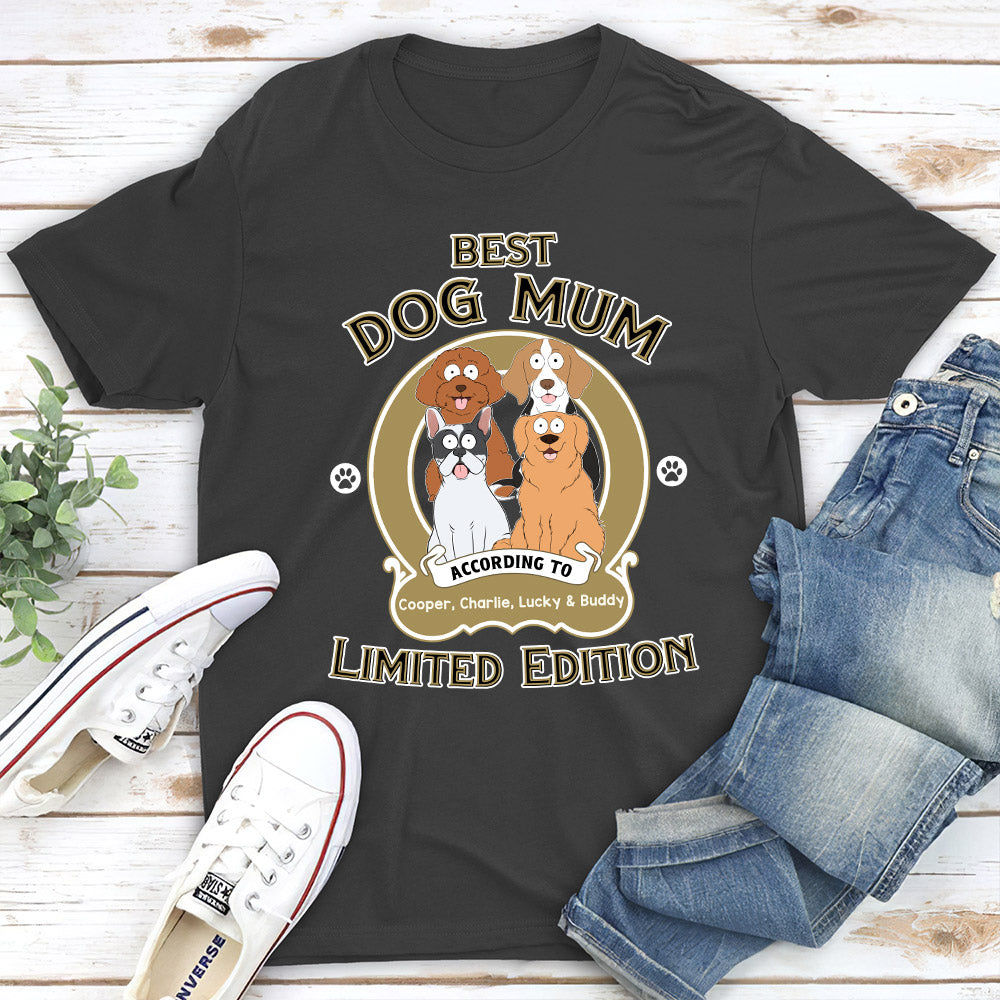 Limited Edition Dad Mom - Personalized Custom Unisex T-shirt