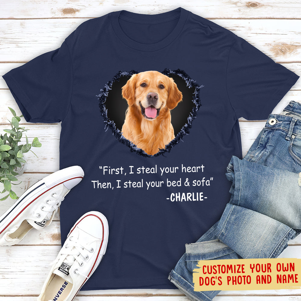 Steal Your Heart - Personalized Custom Photo Unisex T-shirt