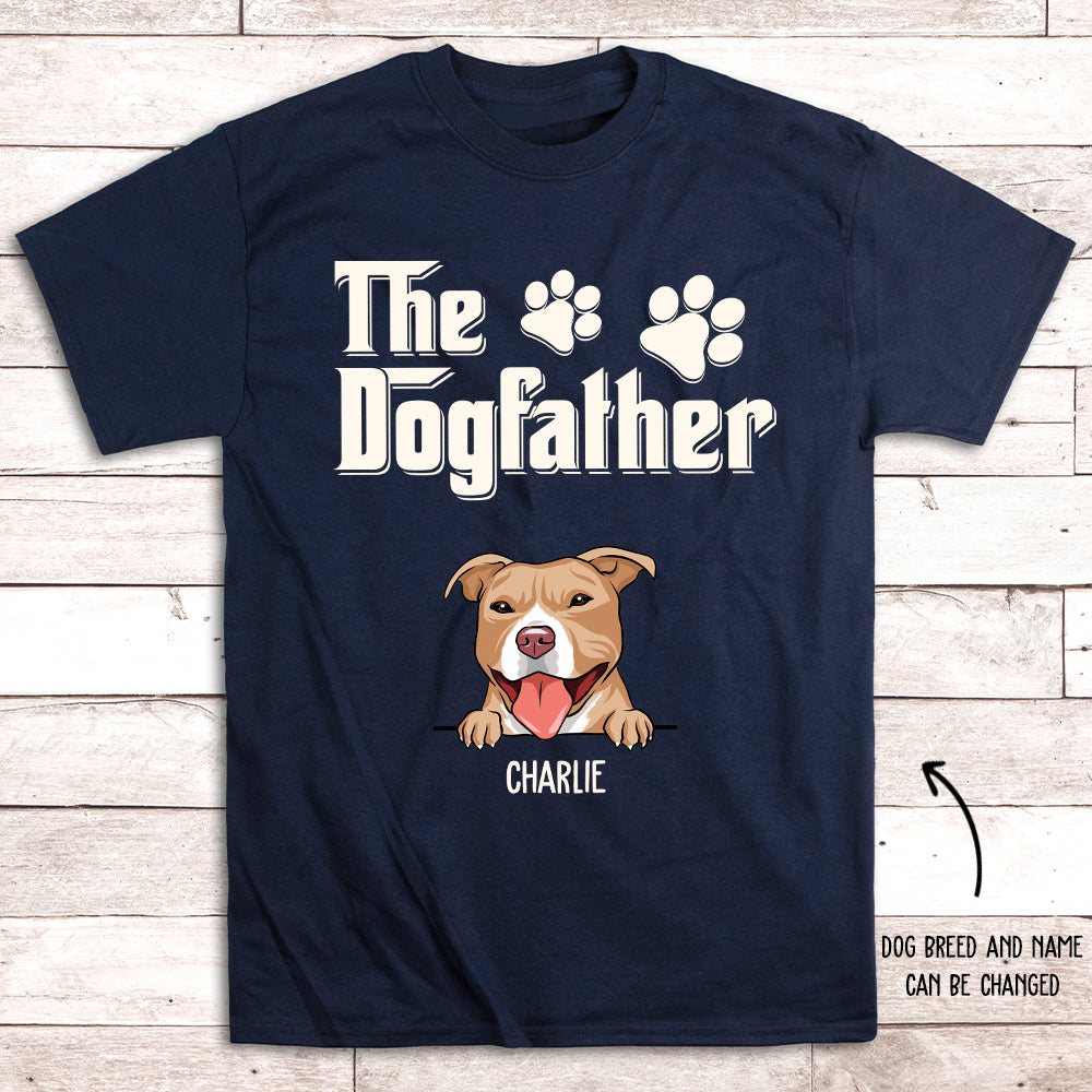 The Dogfather - Personalized Custom Unisex T-shirt
